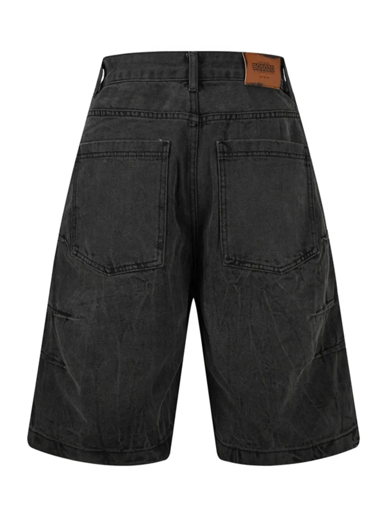 Men's Washed Denim Shorts - VILLA FASHION