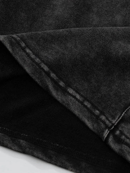 Men's Washed Drawstring Shorts - VILLA FASHION