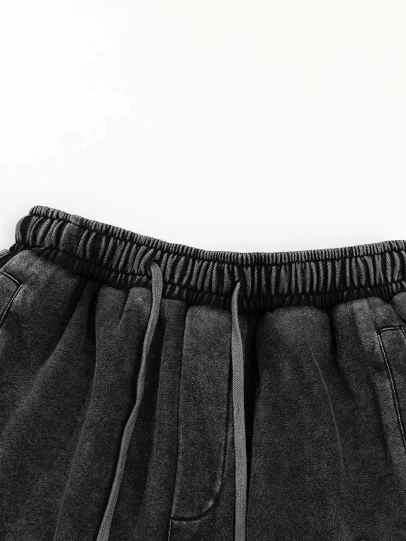 Men's Washed Drawstring Shorts - VILLA FASHION