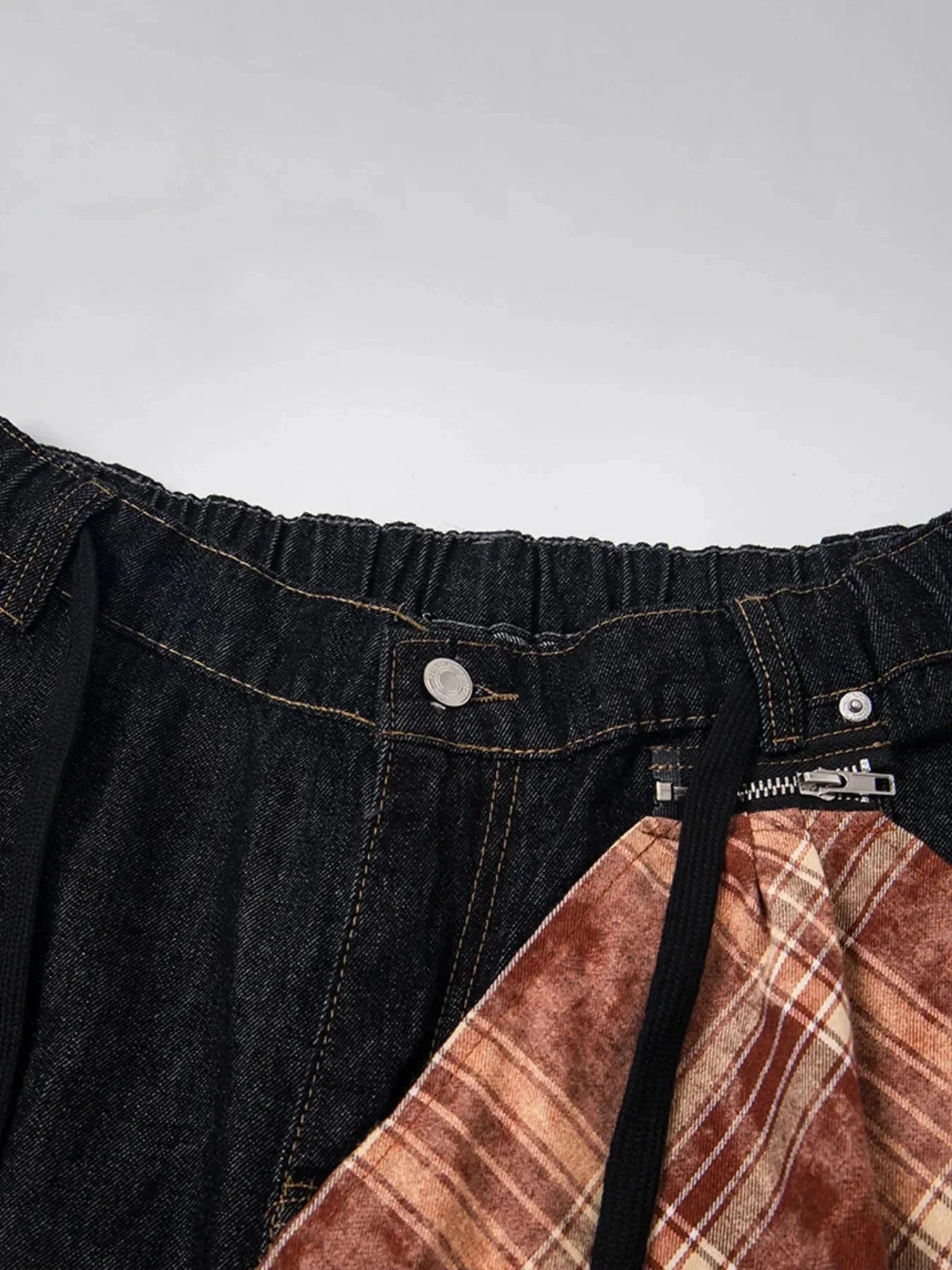 Men's Wide Leg Denim Shorts - VILLA FASHION