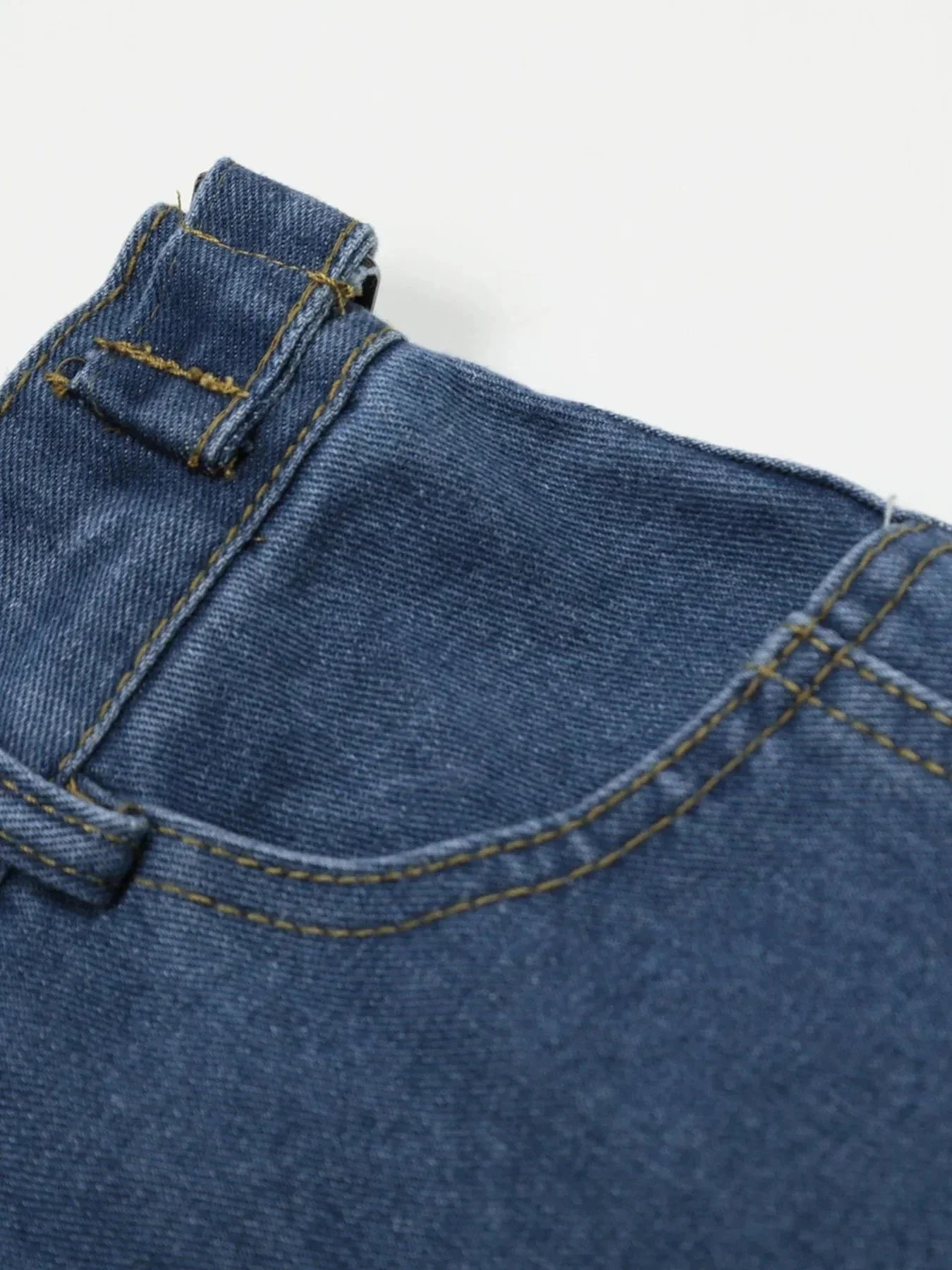 Men's Wide Leg Denim Shorts - VILLA FASHION