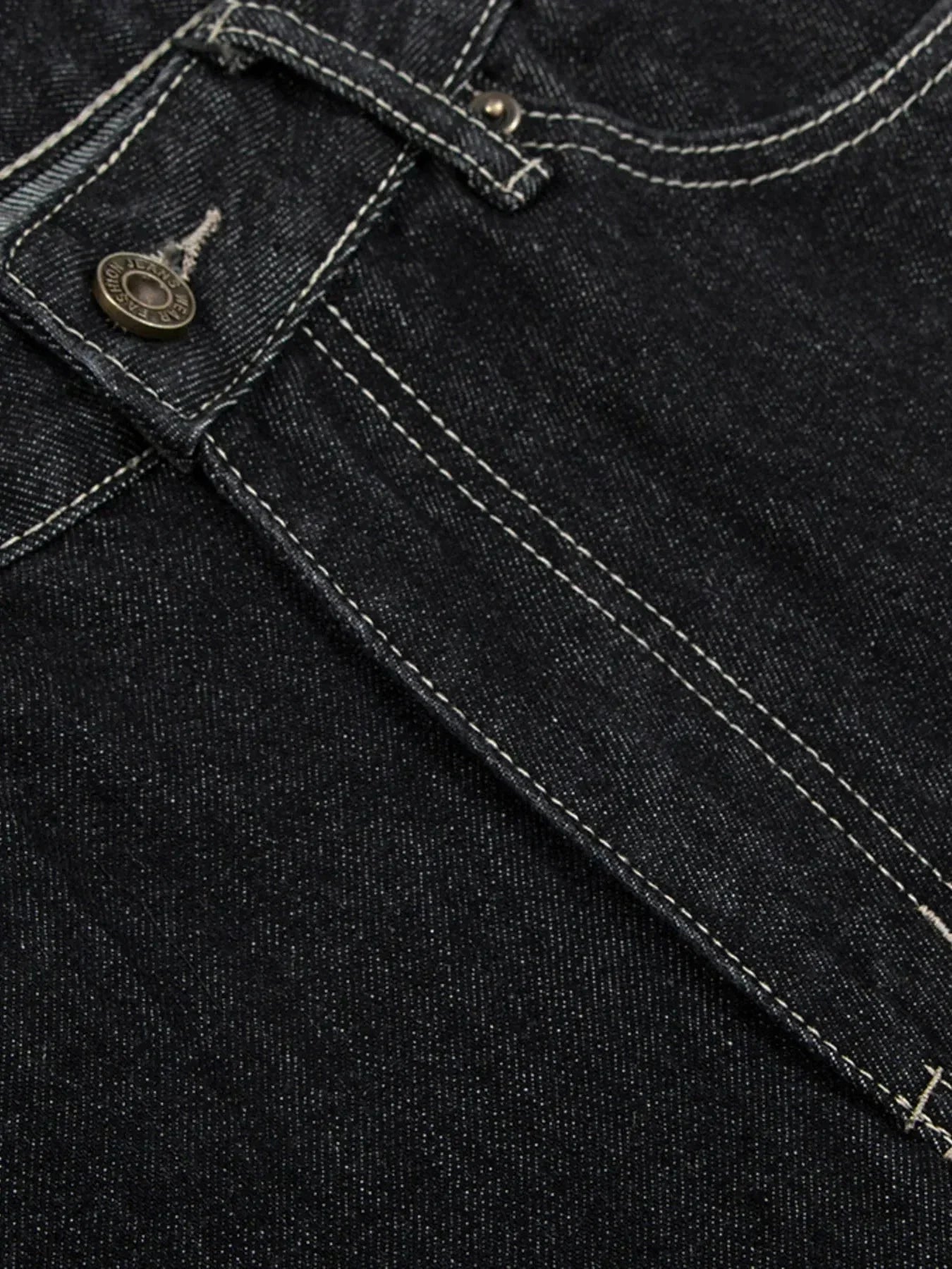 Men's Wide Leg Denim Shorts - VILLA FASHION