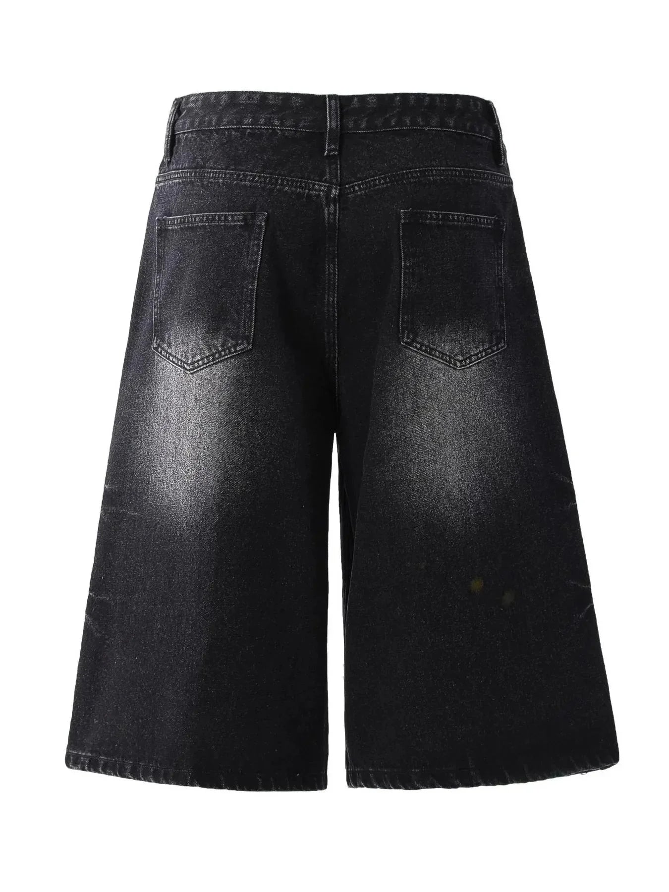 Men's Wide - Leg Denim Shorts - VILLA FASHION