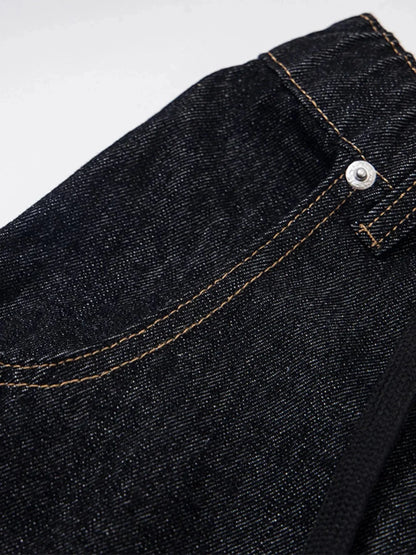 Men's Wide Leg Denim Shorts - VILLA FASHION