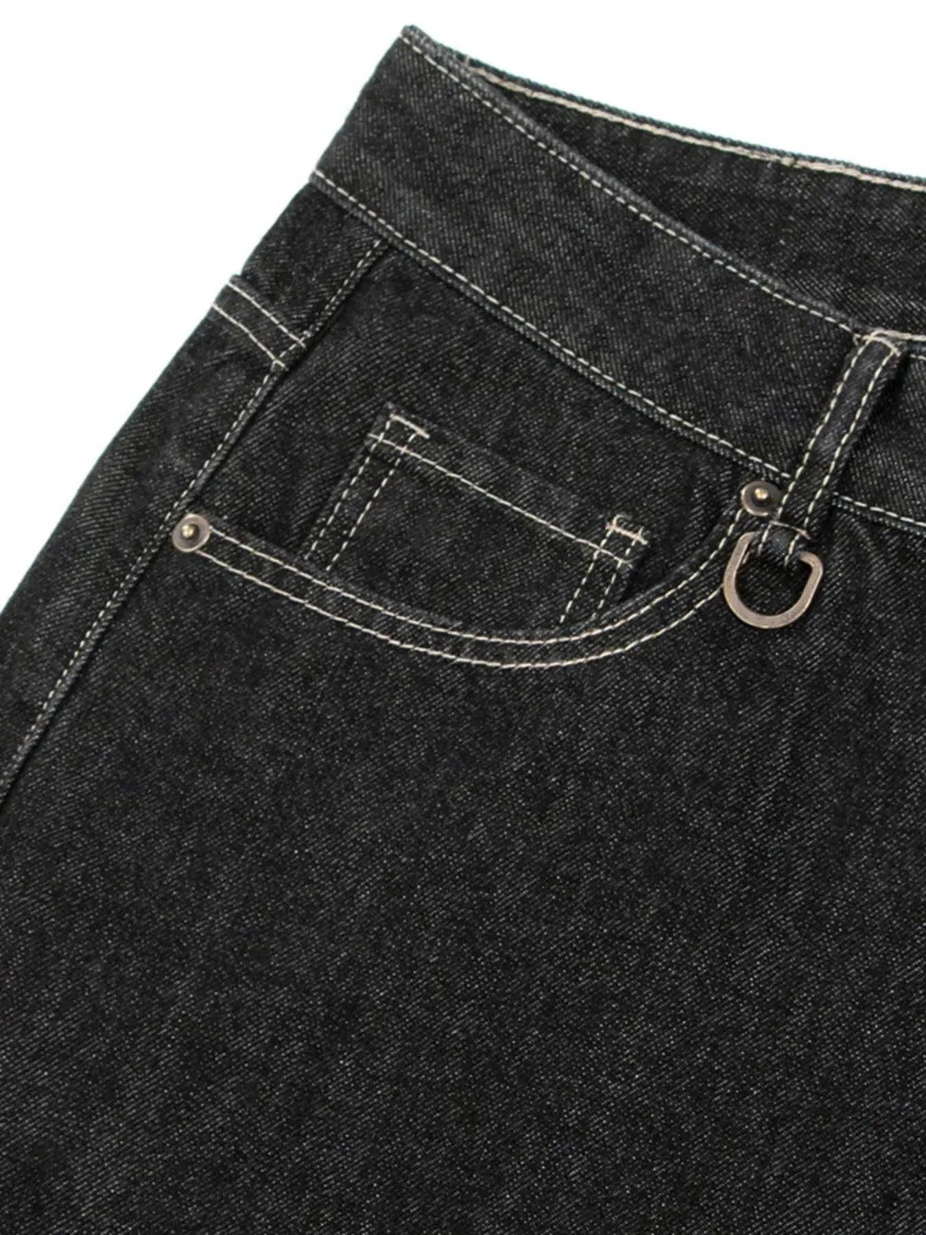 Men's Wide Leg Denim Shorts - VILLA FASHION