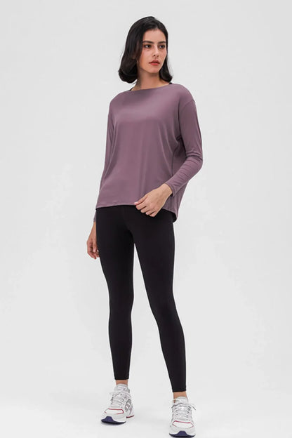 Millennia Loose Fit Active Top - VILLA FASHION