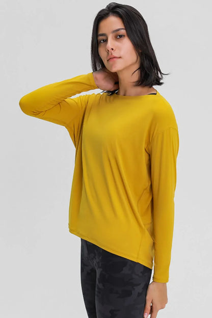 Millennia Loose Fit Active Top - VILLA FASHION