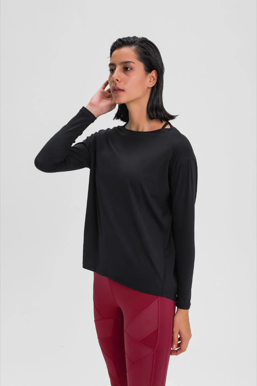 Millennia Loose Fit Active Top - VILLA FASHION