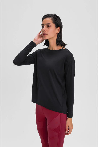Millennia Loose Fit Active Top - VILLA FASHION