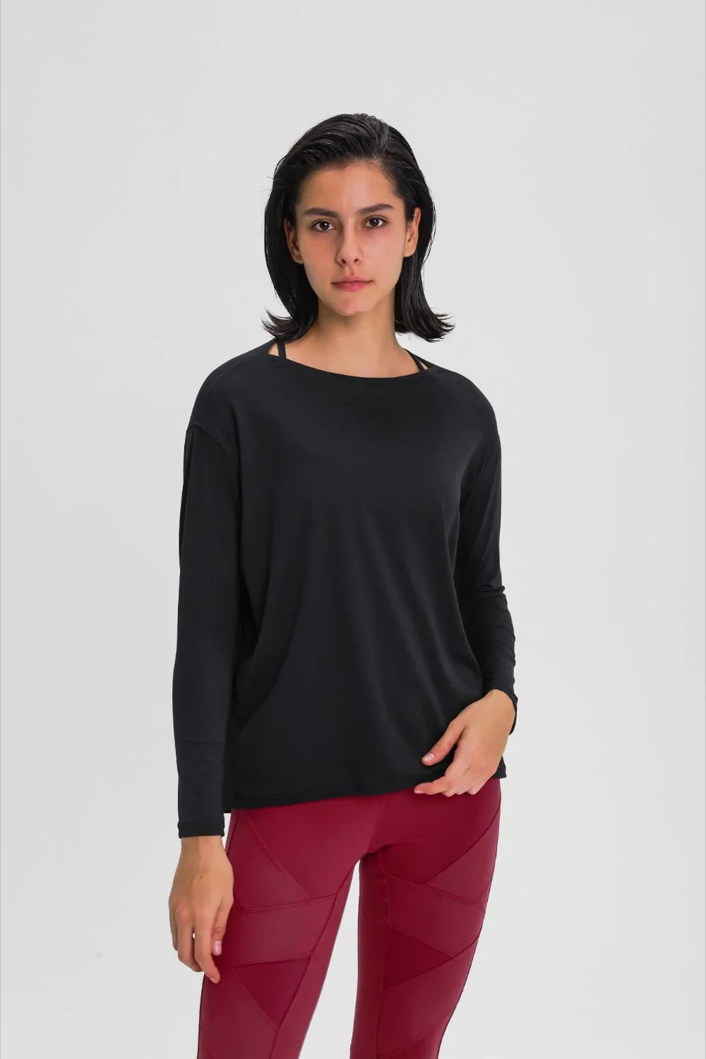 Millennia Loose Fit Active Top - VILLA FASHION