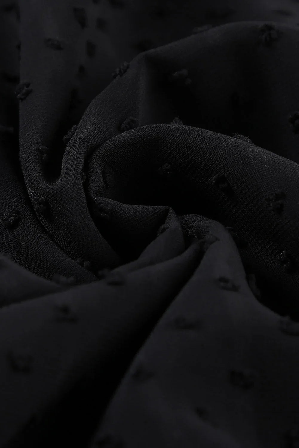 Plus Size Swiss Dot Spliced Lace V - Neck Blouse - VILLA FASHION