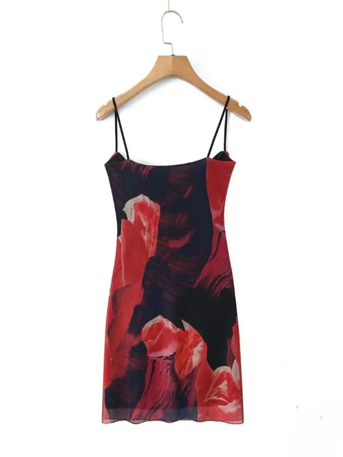 Printed Bodycon Cami Dress - VILLA FASHION