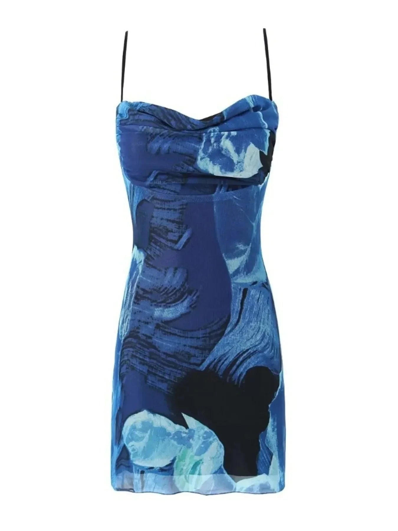 Printed Bodycon Cami Dress - VILLA FASHION