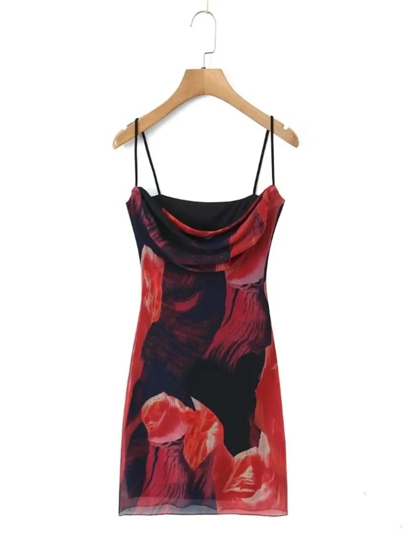 Printed Bodycon Cami Dress - VILLA FASHION