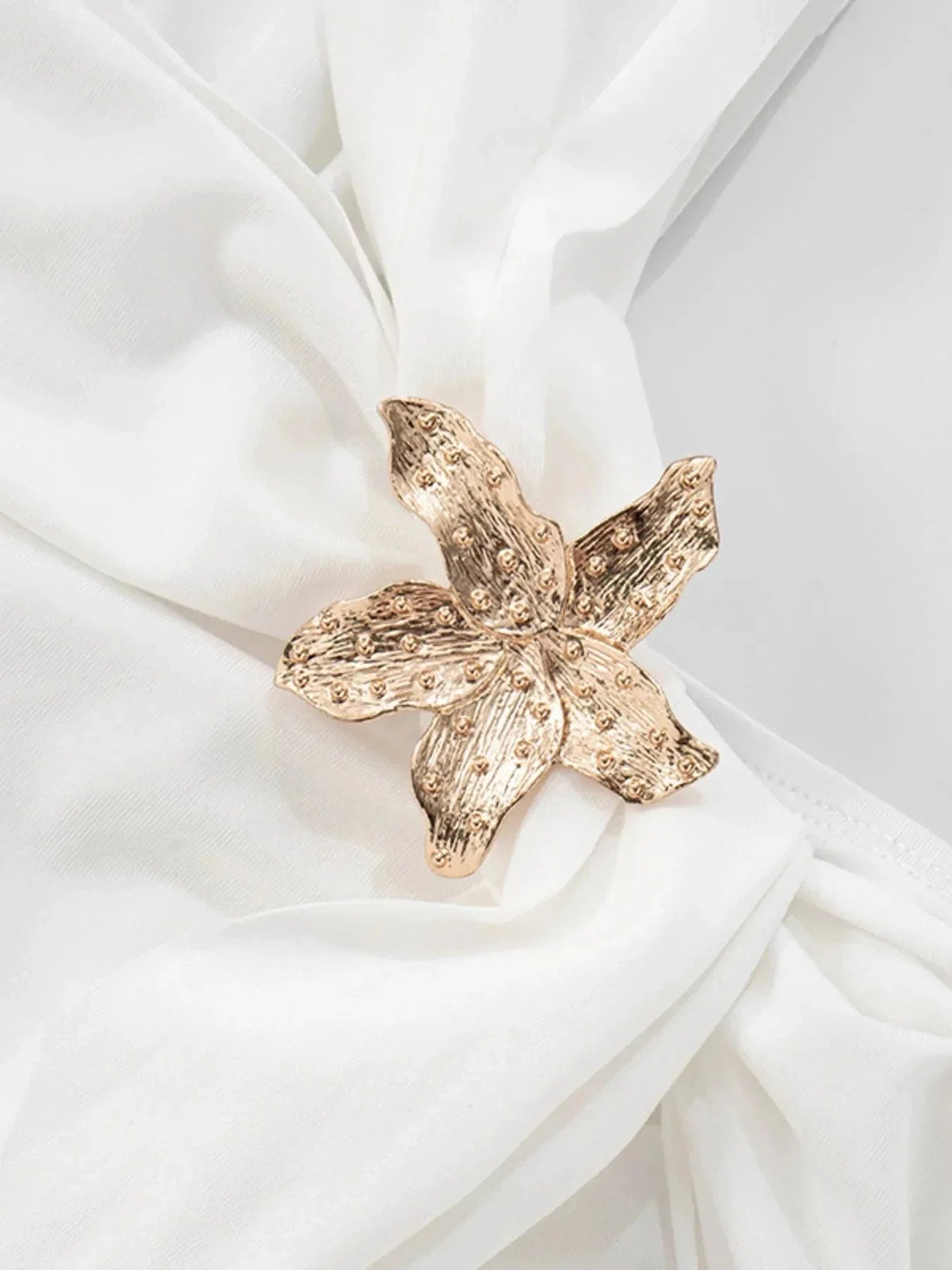 Ruched One - Shoulder Mini Dress - VILLA FASHION