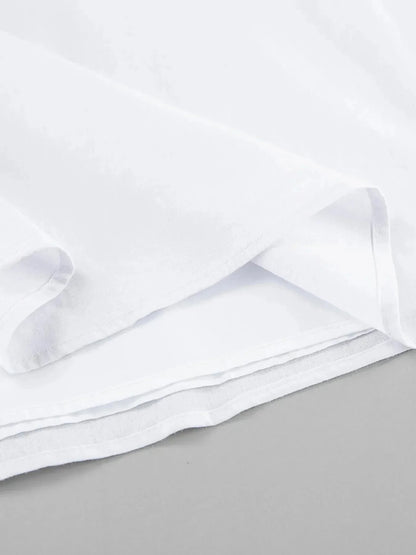 Ruffled V - Neck Maxi Dress - VILLA FASHION