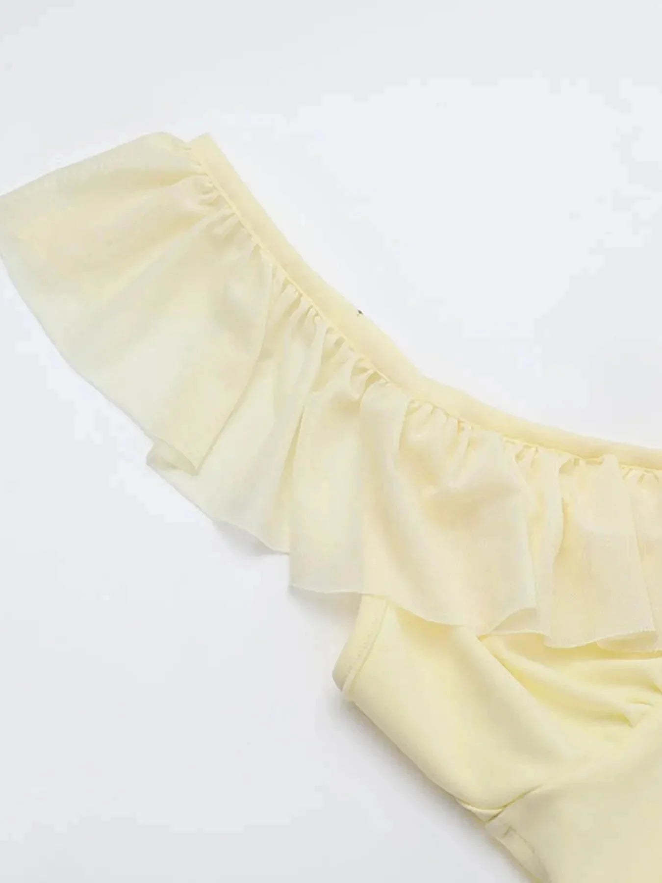 Ruffled V - Neck Sleeveless Maxi Dress - VILLA FASHION