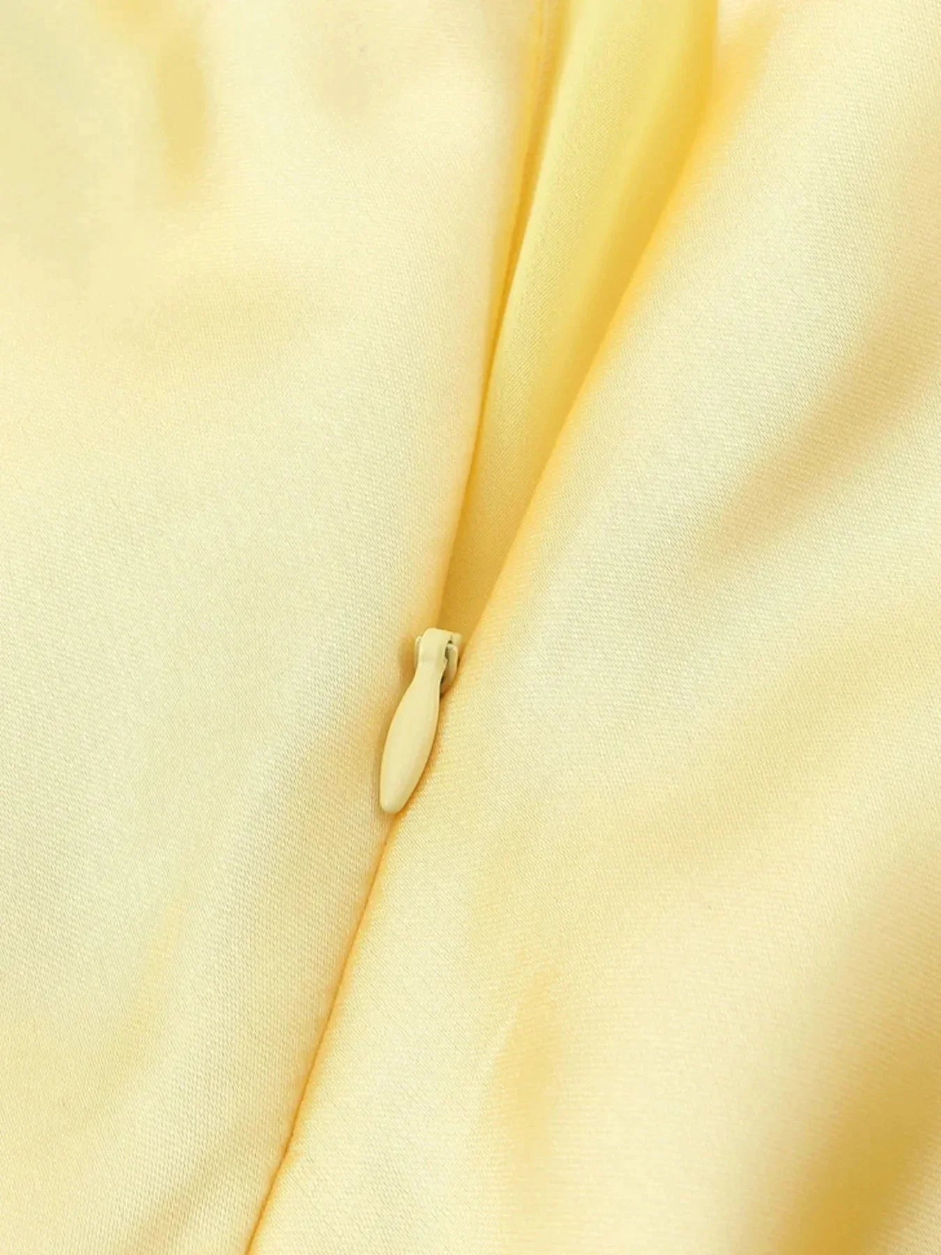 Satin V - Neck Cami Dress - VILLA FASHION