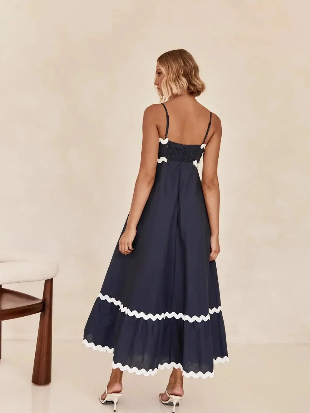 Spaghetti Strap Maxi Dress - VILLA FASHION