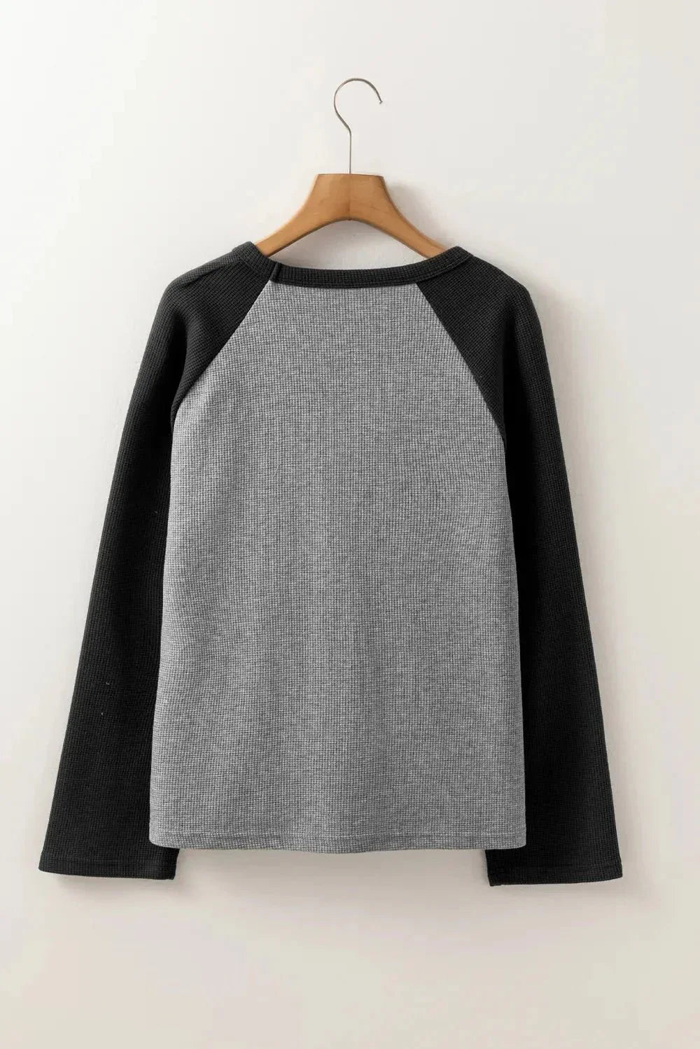 Star Round Neck Raglan Sleeve Top - VILLA FASHION