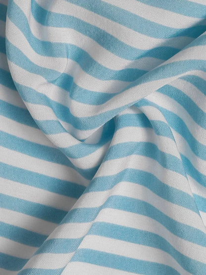 Striped Spaghetti Strap Midi Dress - VILLA FASHION