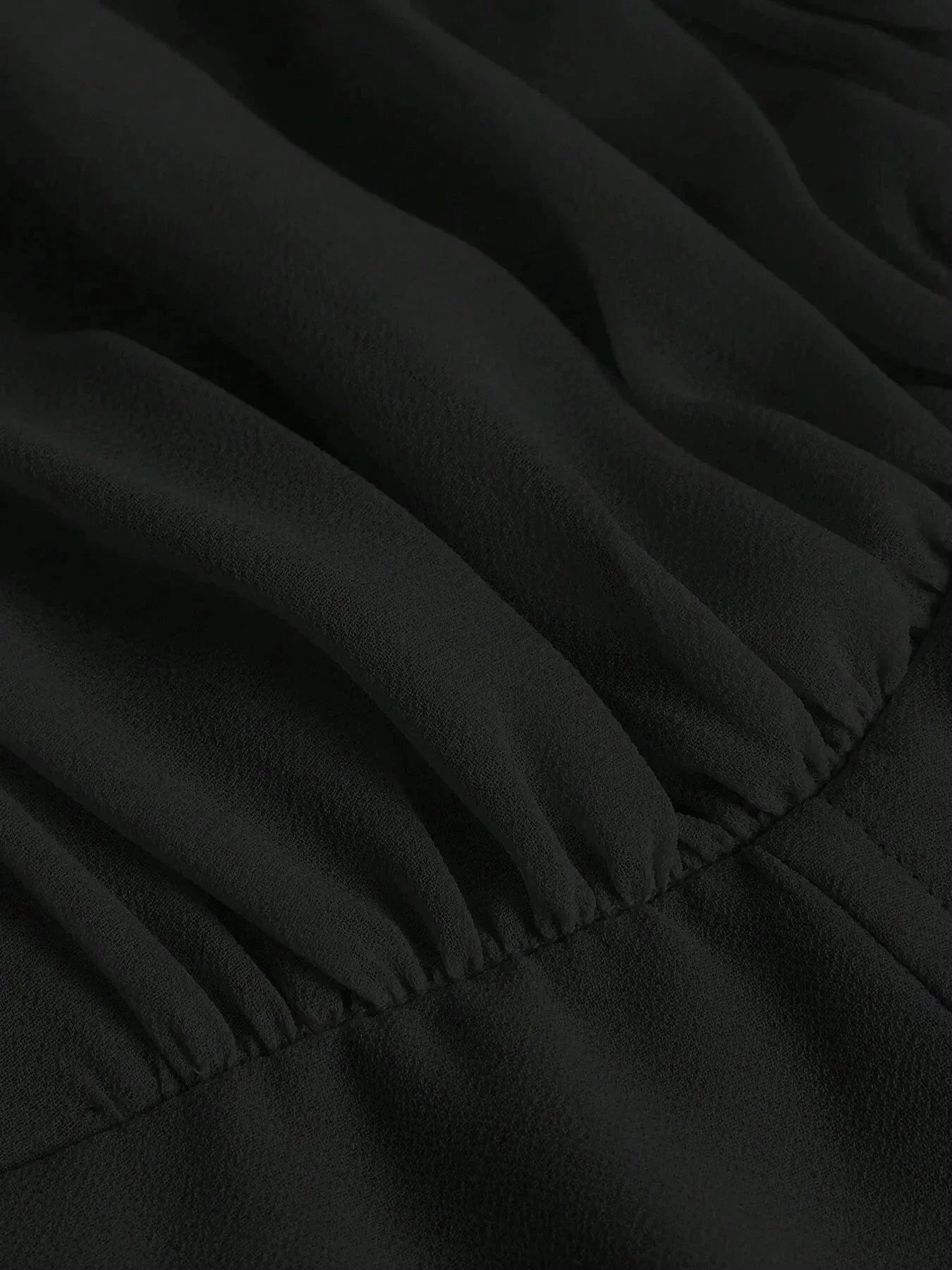 Sweetheart Neck Tie Shoulder Dress - VILLA FASHION