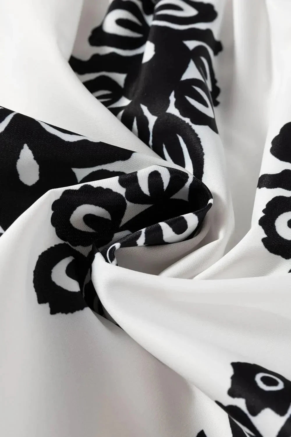 Tied Printed Shorts - VILLA FASHION