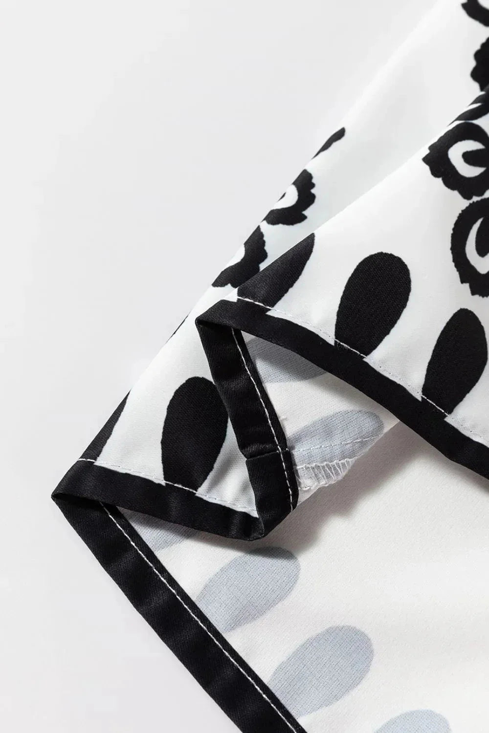 Tied Printed Shorts - VILLA FASHION