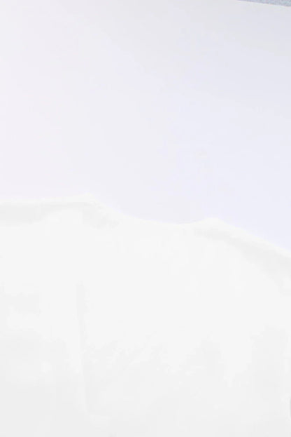 V - Neck Tie Hem Flutter Sleeve Blouse - VILLA FASHION