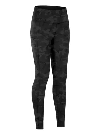 Wide Waistband Sports Leggings - VILLA FASHION