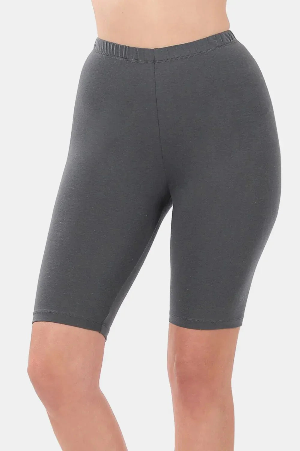 Zenana High Waist Bermuda Shorts - VILLA FASHION