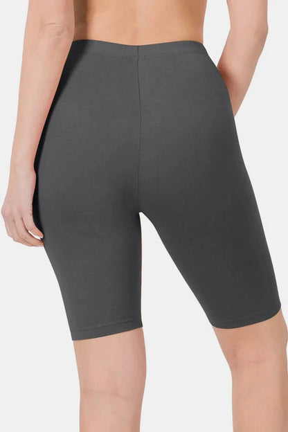 Zenana High Waist Bermuda Shorts - VILLA FASHION