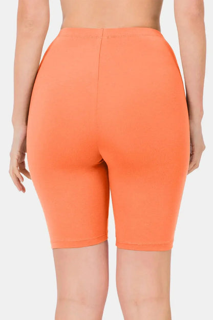 Zenana High Waist Bermuda Shorts - VILLA FASHION